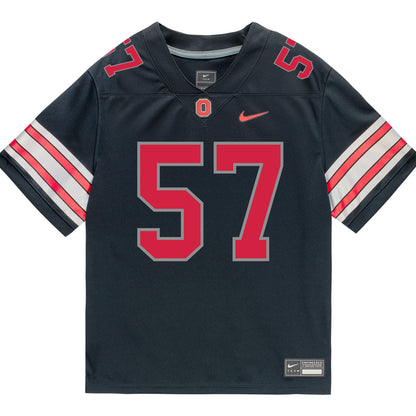 Ohio State Buckeyes Nike #57 Ian Gecse Student Athlete Black Football Jersey