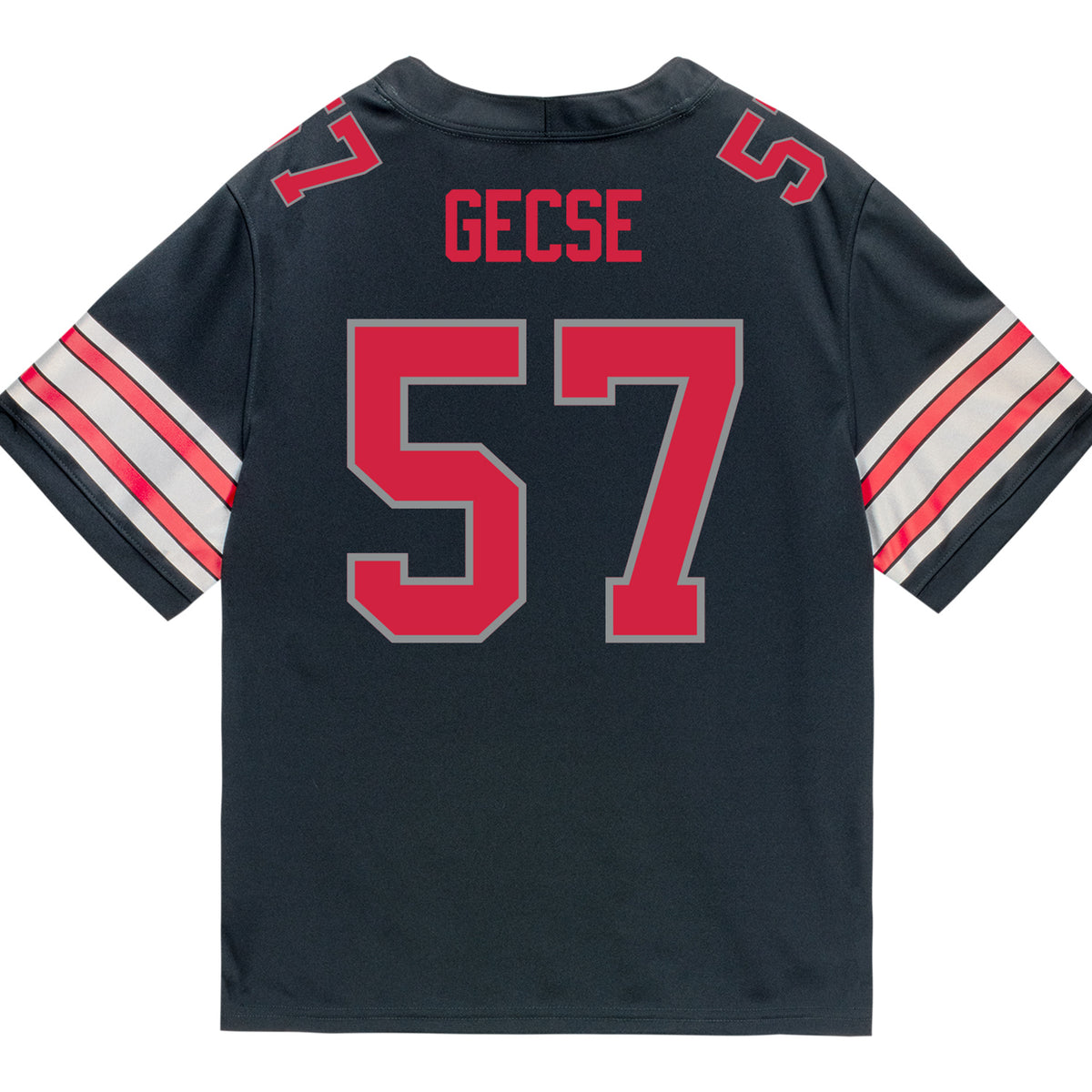 Ohio State Buckeyes Nike #57 Ian Gecse Student Athlete Black Football Jersey