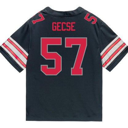 Ohio State Buckeyes Nike #57 Ian Gecse Student Athlete Black Football Jersey