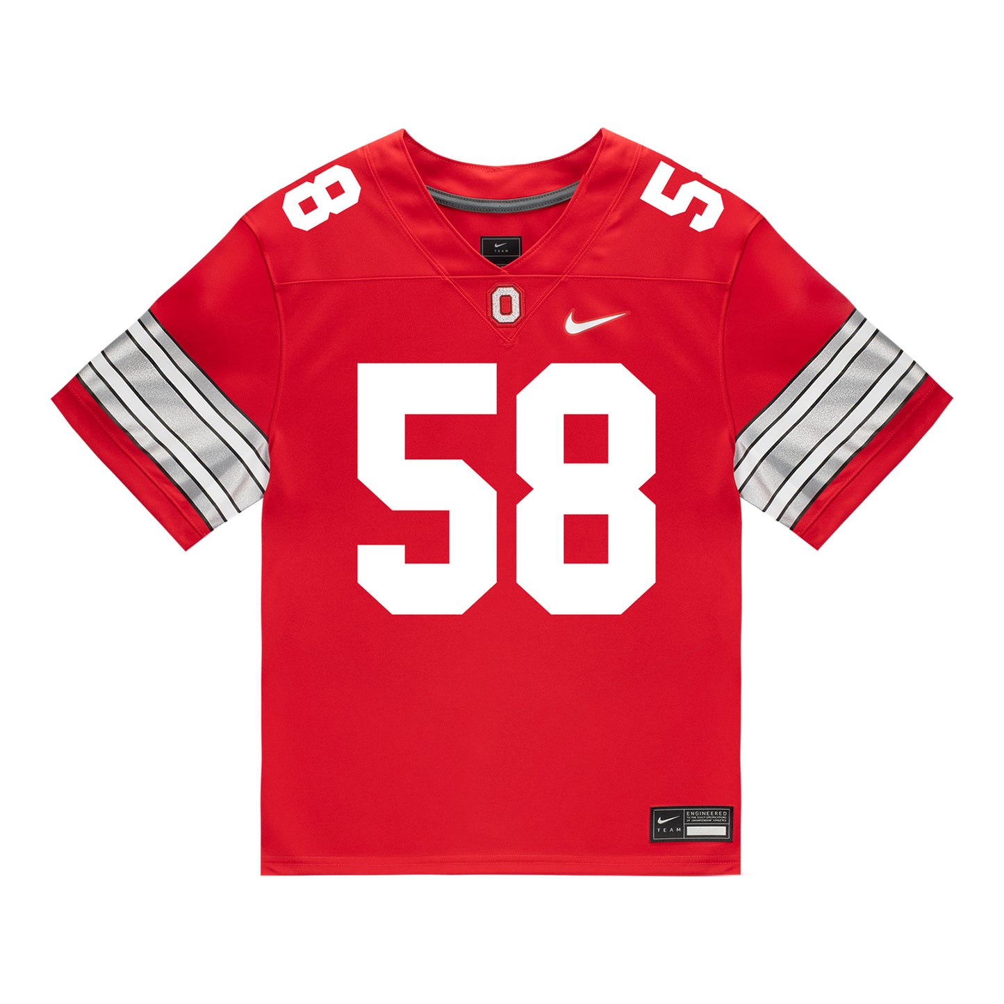 Ohio State Buckeyes Nike #58 Gabe VanSickle Student Athlete Scarlet Football Jersey