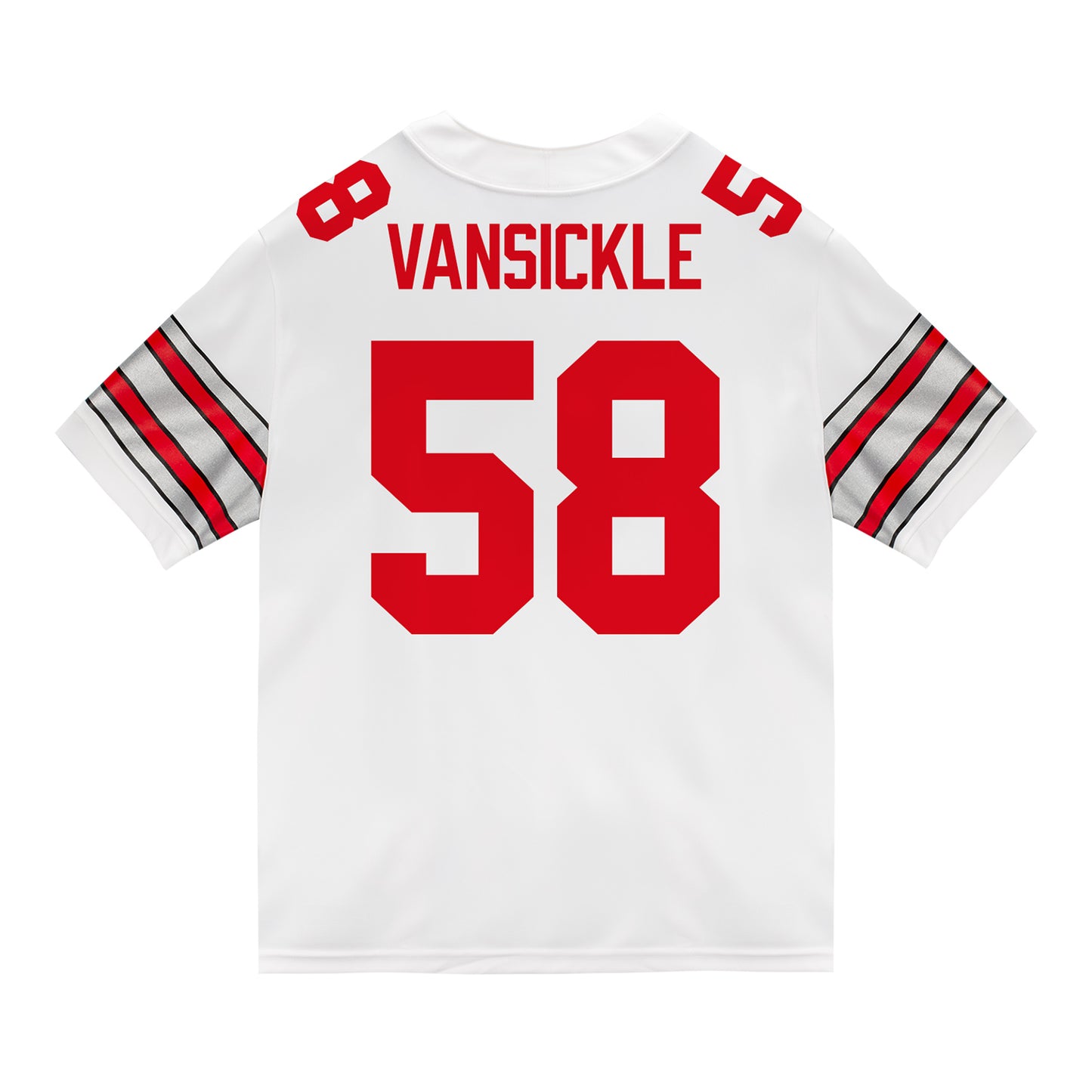 Ohio State Buckeyes Nike #58 Gabe VanSickle Student Athlete White Football Jersey