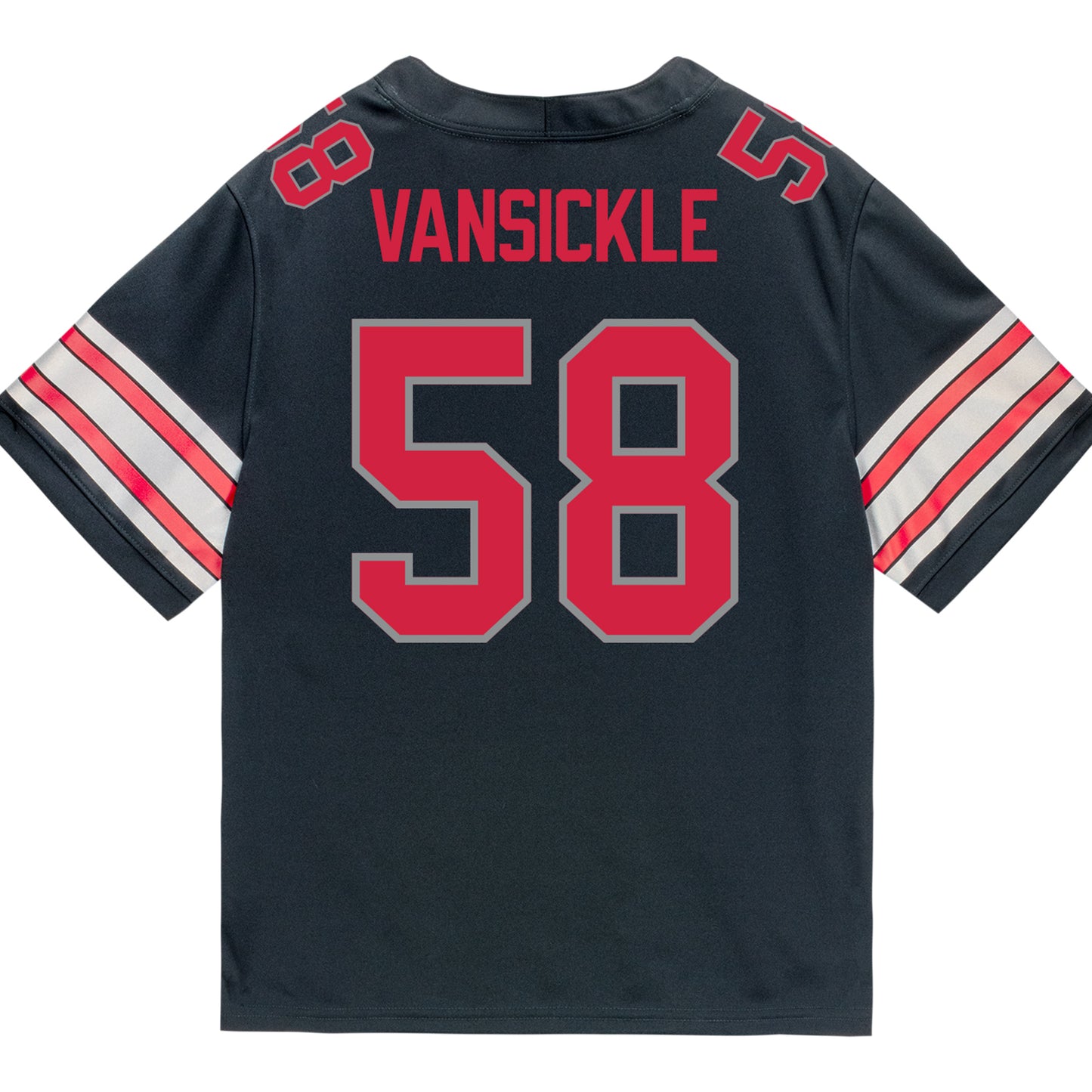 Ohio State Buckeyes Nike #58 Gabe VanSickle Student Athlete Black Football Jersey