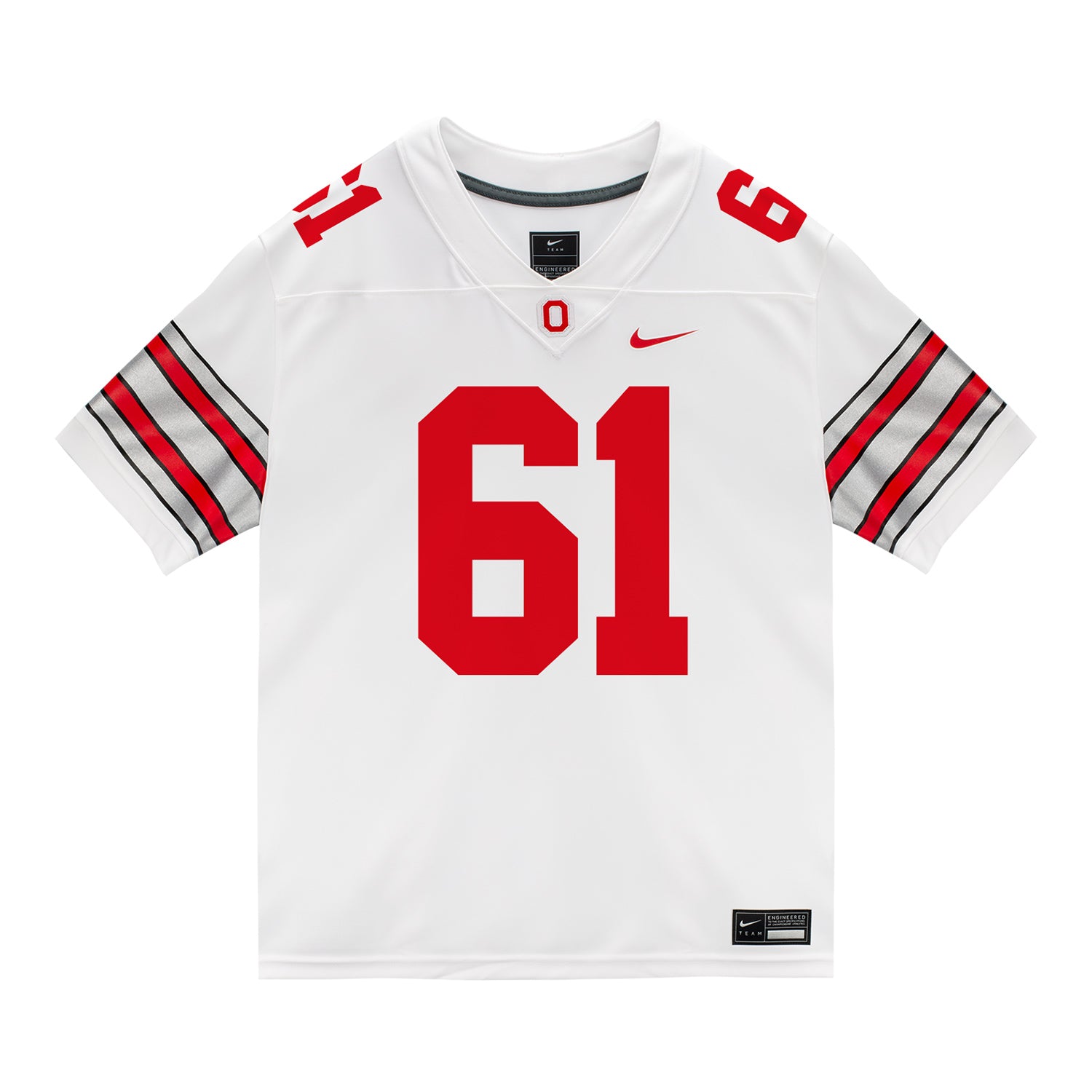Ohio State Buckeyes Nike #61 Landon Beal Student Athlete White