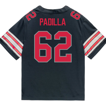Ohio State Buckeyes Nike #62 Josh Padilla Student Athlete Black Football Jersey