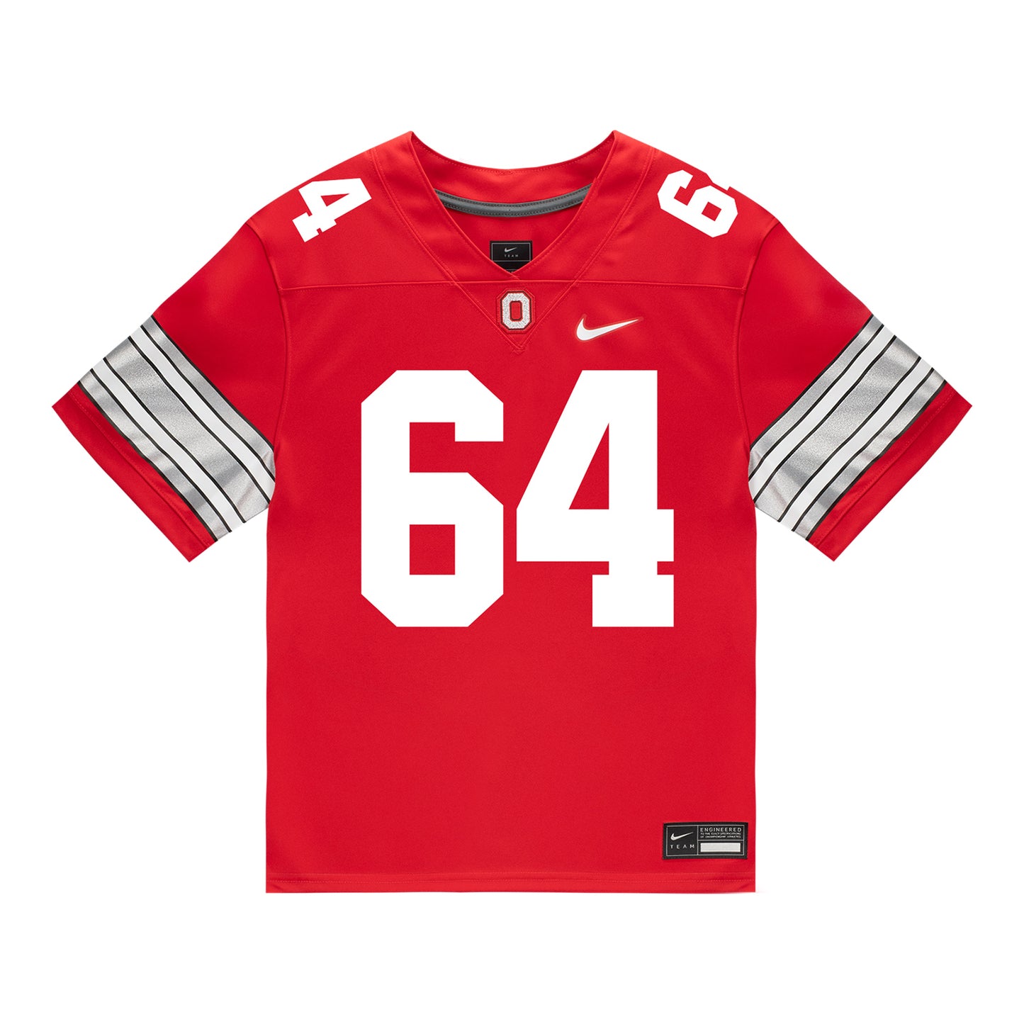 Ohio State Buckeyes Nike #64 Simon Lorentz Student Athlete Scarlet Football Jersey