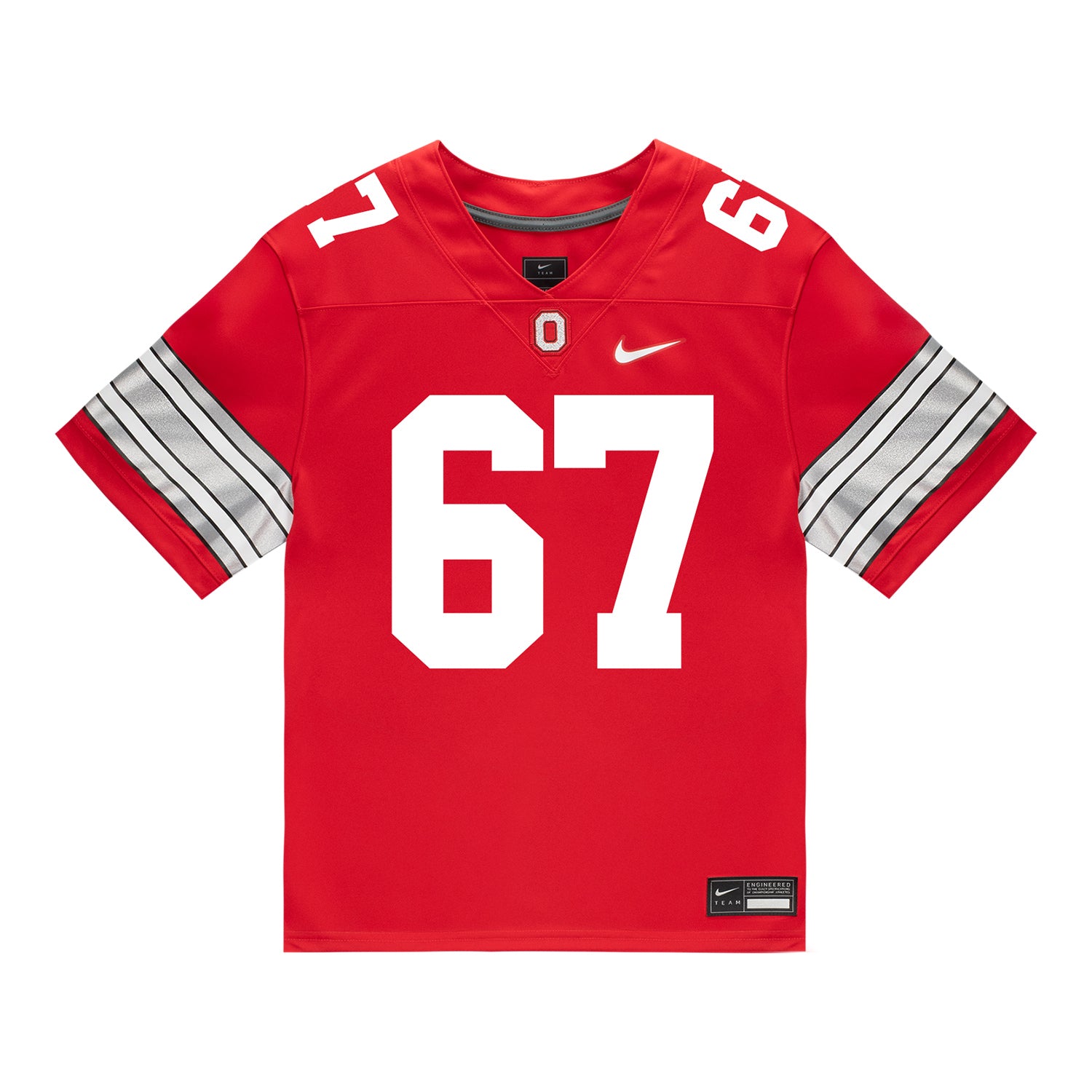 Ohio State Buckeyes Nike #67 Austin Siereveld Student Athlete