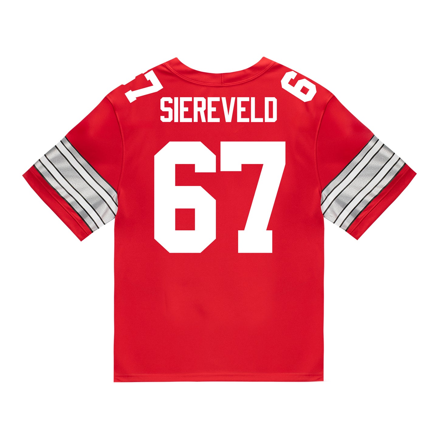 Ohio State Buckeyes Nike #67 Austin Siereveld Student Athlete Scarlet Football Jersey