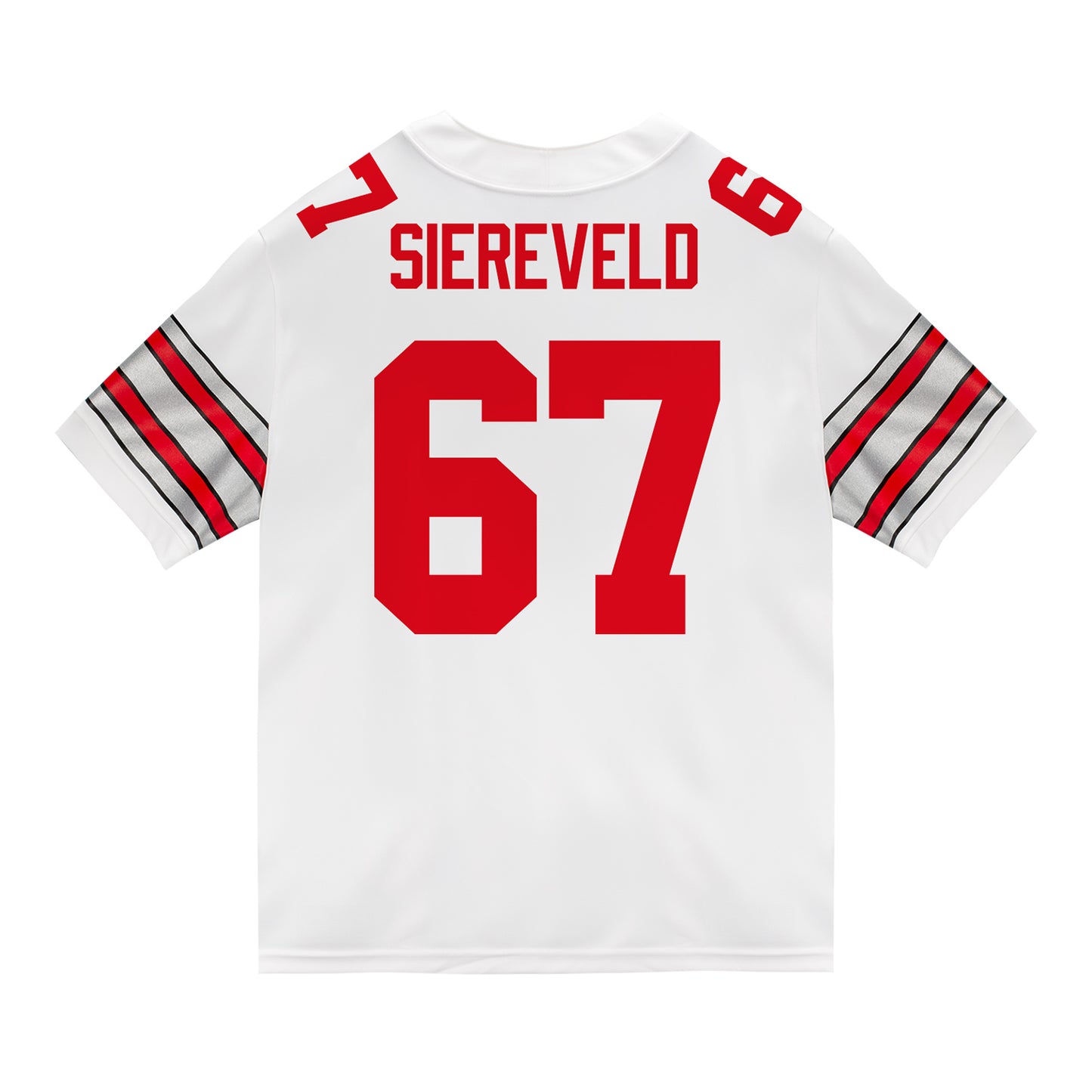 Ohio State Buckeyes Nike #67 Austin Siereveld Student Athlete White Football Jersey