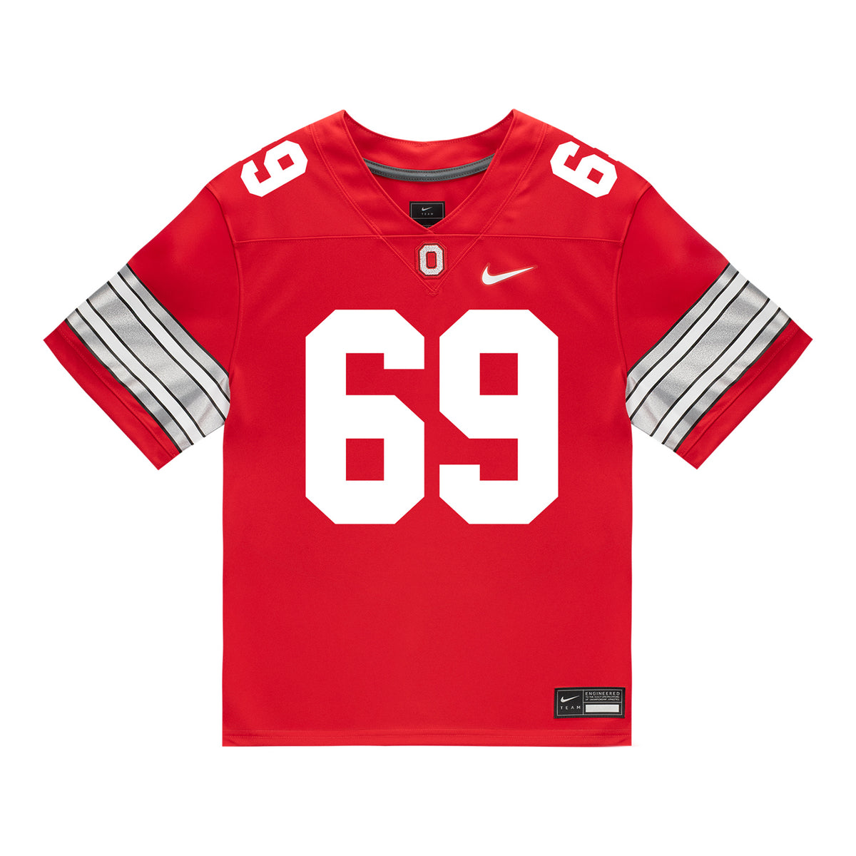 Ohio State Buckeyes Nike #69 Ian Moore Student Athlete Scarlet Football Jersey