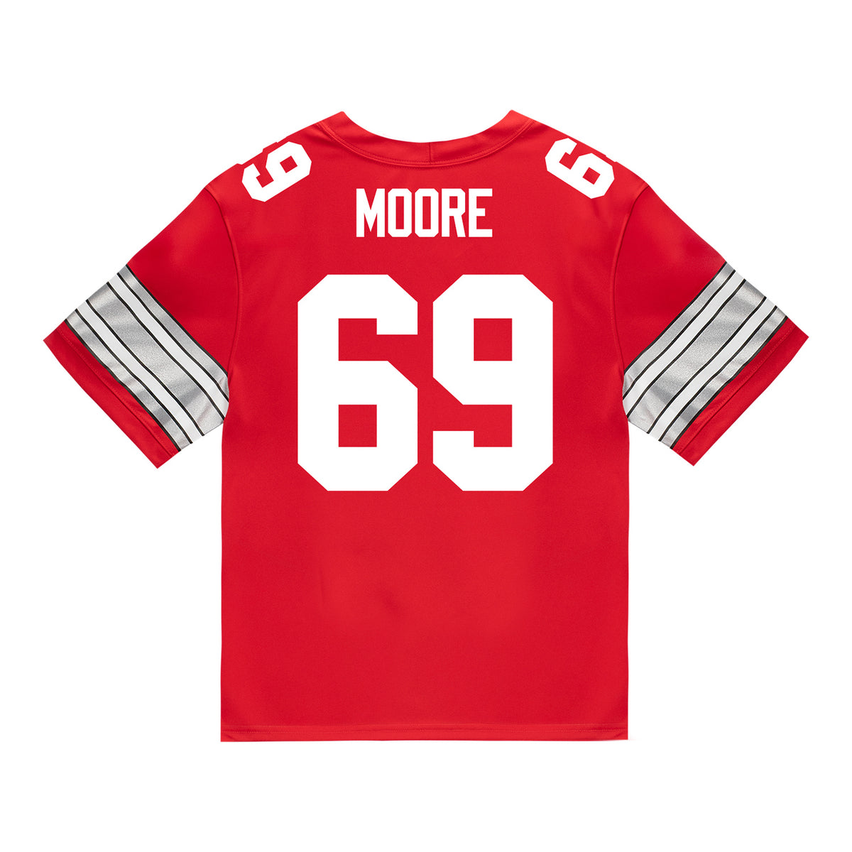 Ohio State Buckeyes Nike #69 Ian Moore Student Athlete Scarlet Football Jersey