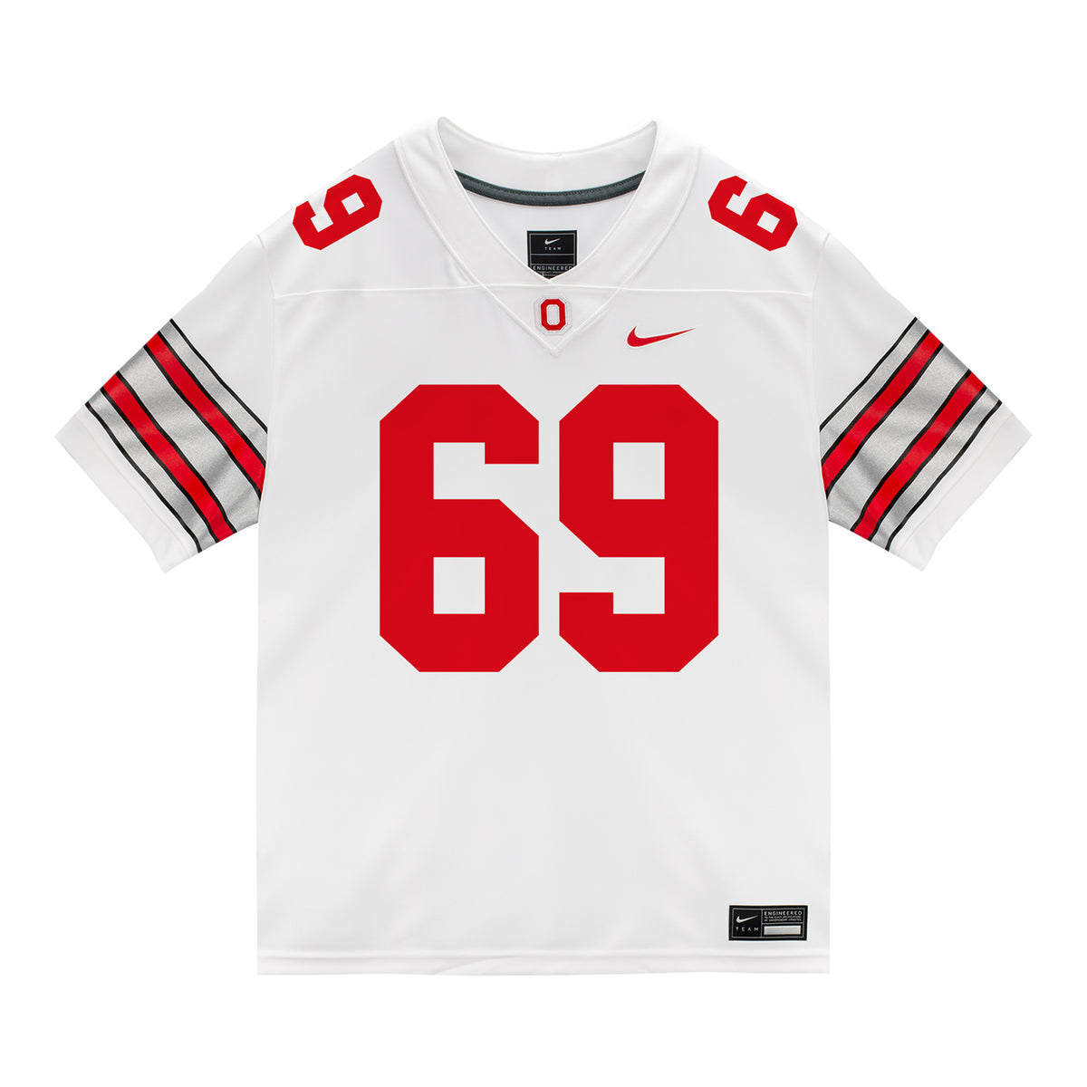 Ohio State Buckeyes Nike #69 Ian Moore Student Athlete White Football Jersey