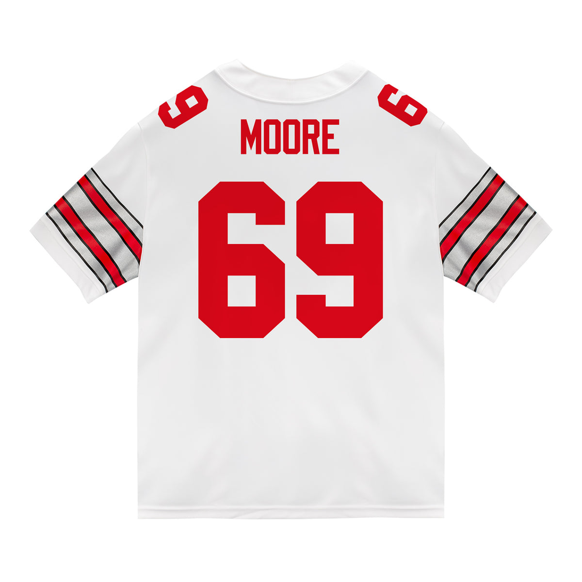 Ohio State Buckeyes Nike #69 Ian Moore Student Athlete White Football Jersey