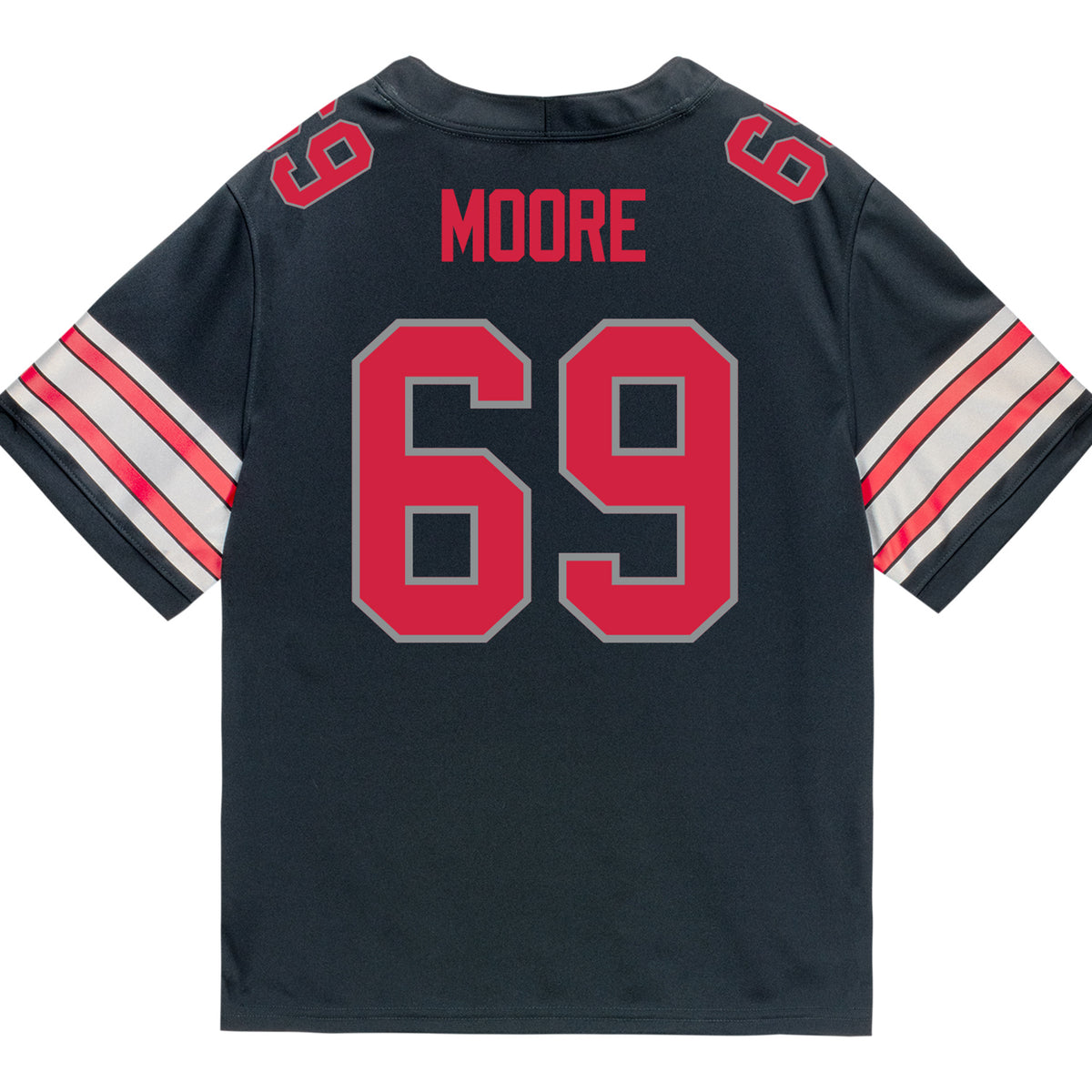 Ohio State Buckeyes Nike #69 Ian Moore Student Athlete Black Football Jersey