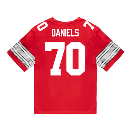 Ohio State Buckeyes Nike #70 Phillip Daniels Student Athlete Scarlet Football Jersey