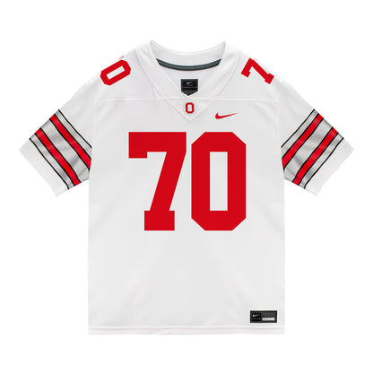 Ohio State Buckeyes Nike #70 Phillip Daniels Student Athlete White Football Jersey