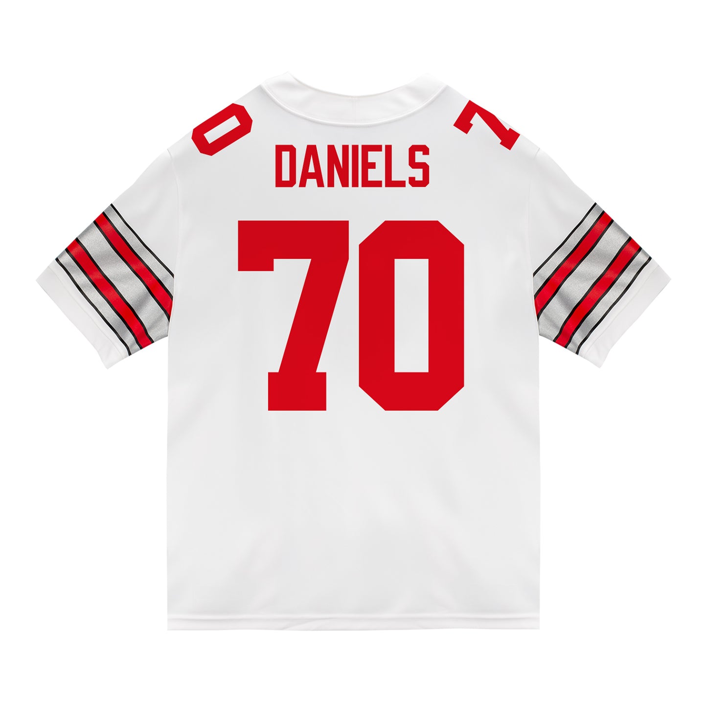 Ohio State Buckeyes Nike #70 Phillip Daniels Student Athlete White Football Jersey