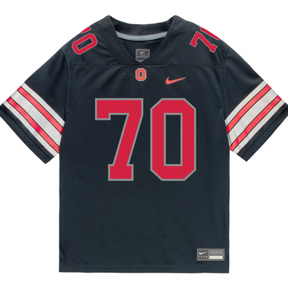 Ohio State Buckeyes Nike #70 Phillip Daniels Student Athlete Black Football Jersey