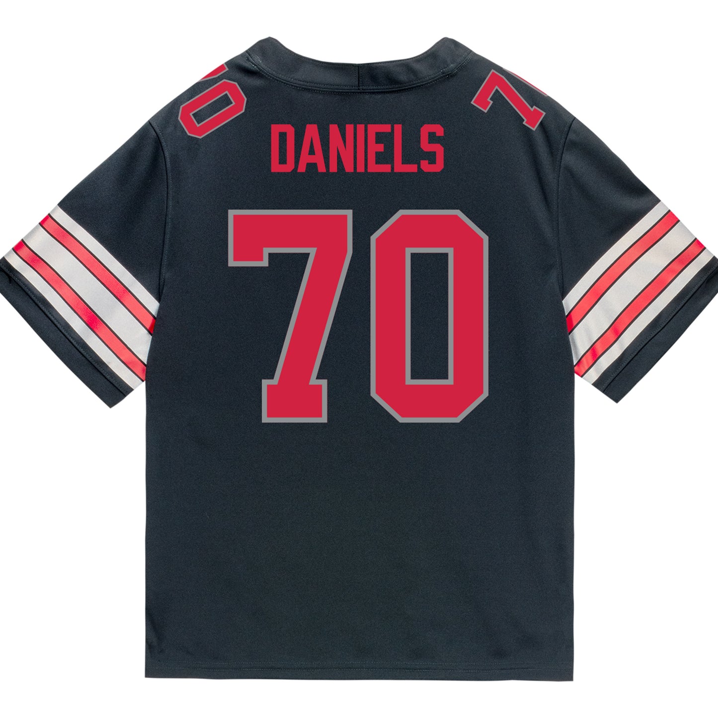 Ohio State Buckeyes Nike #70 Phillip Daniels Student Athlete Black Football Jersey