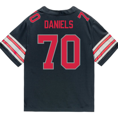Ohio State Buckeyes Nike #70 Phillip Daniels Student Athlete Black Football Jersey