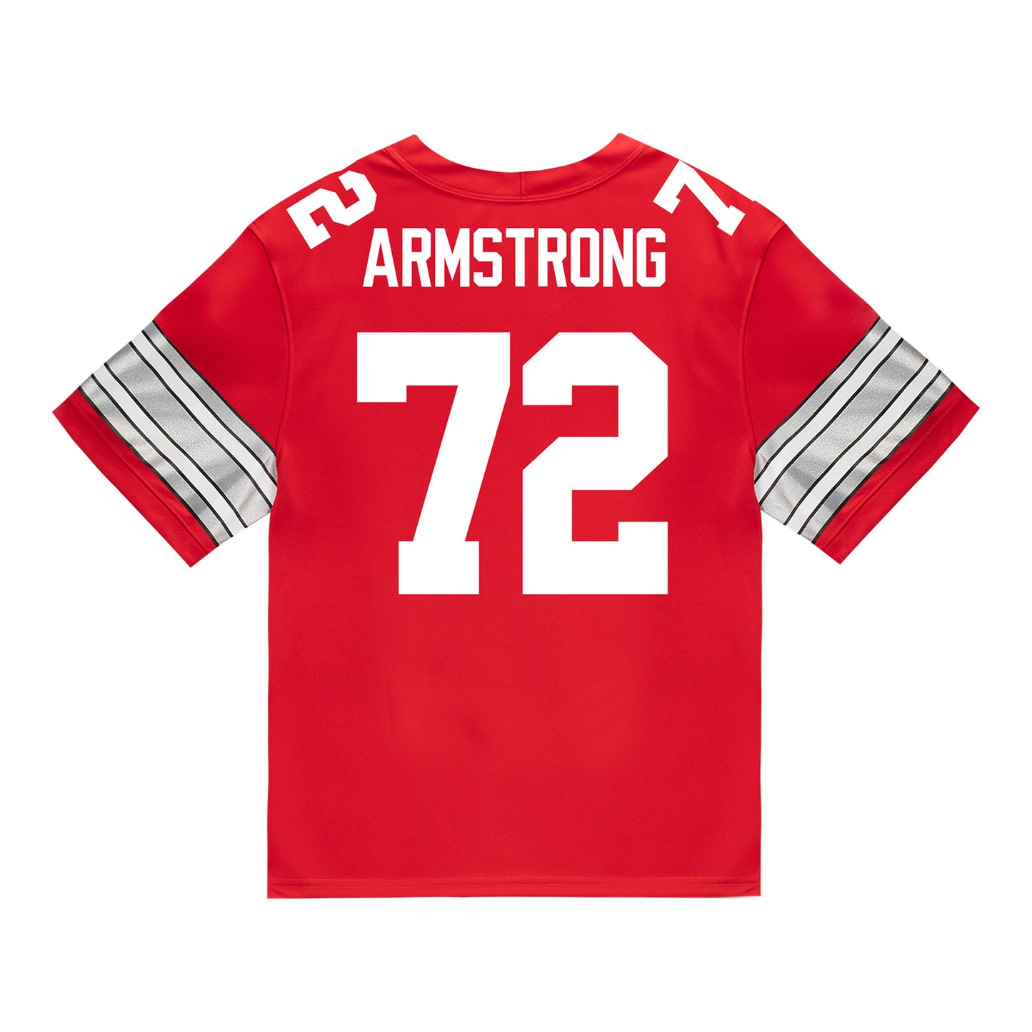 Ohio State Buckeyes Nike #72 Deontae Armstrong Student Athlete Scarlet Football Jersey