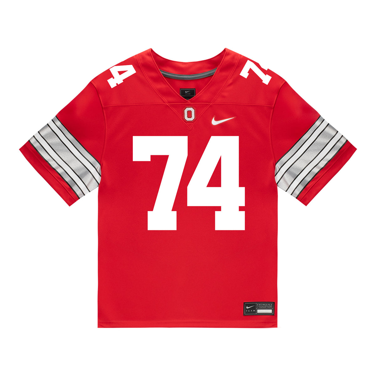 Ohio State Buckeyes Nike #74 Carter Lowe Student Athlete Scarlet Football Jersey