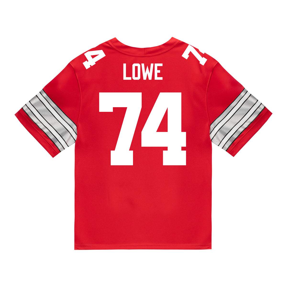 Ohio State Buckeyes Nike #74 Carter Lowe Student Athlete Scarlet Football Jersey