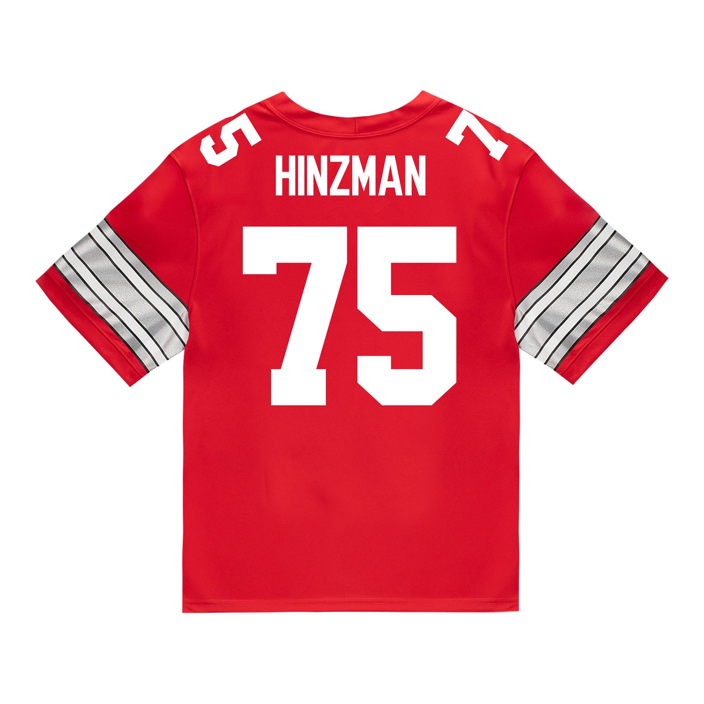 Ohio State Buckeyes Nike #75 Carson Hinzman Student Athlete Scarlet Football Jersey