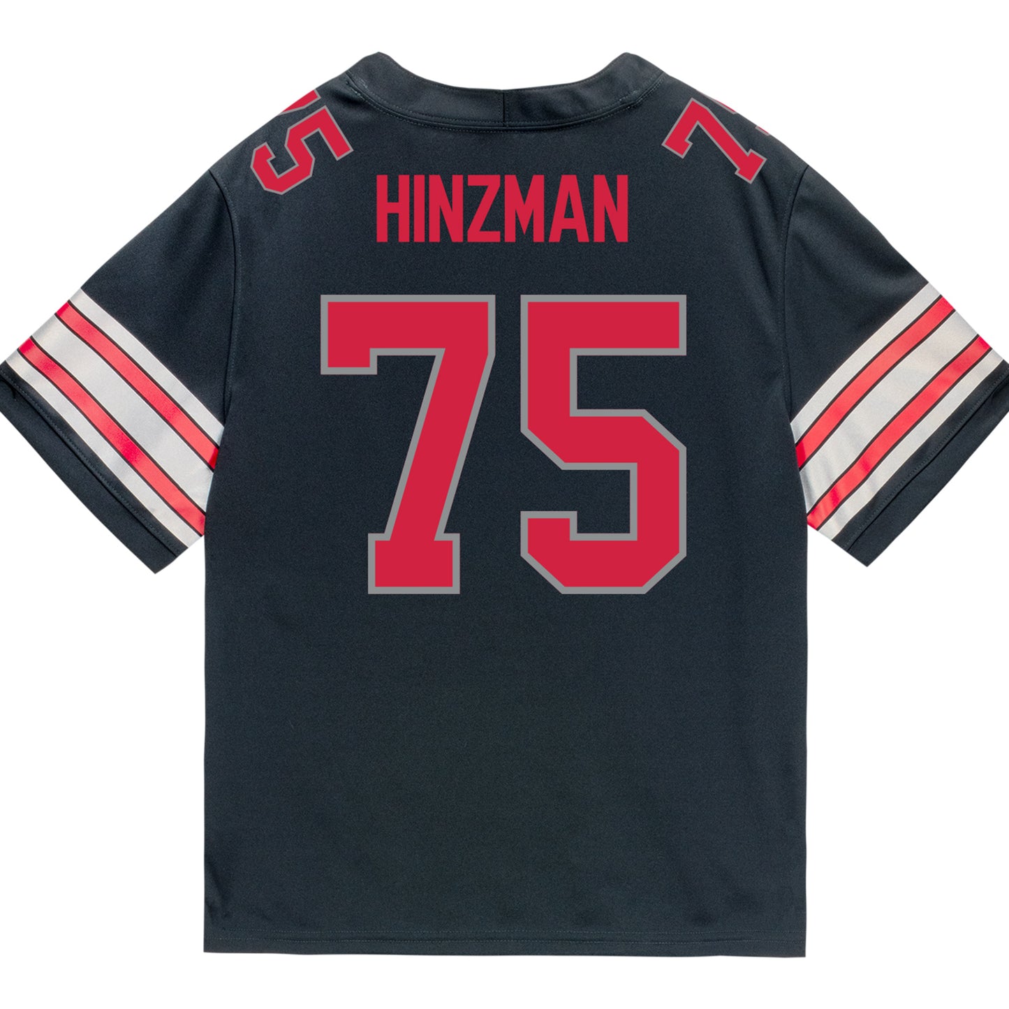 Ohio State Buckeyes Nike #75 Carson Hinzman Student Athlete Black Football Jersey