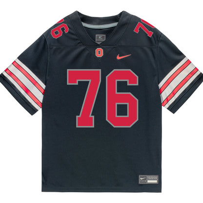 Ohio State Buckeyes Nike #76 Jake Cook Student Athlete Black Football Jersey