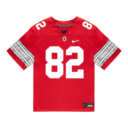 Ohio State Buckeyes Nike #82 David Adolph Student Athlete Scarlet Football Jersey