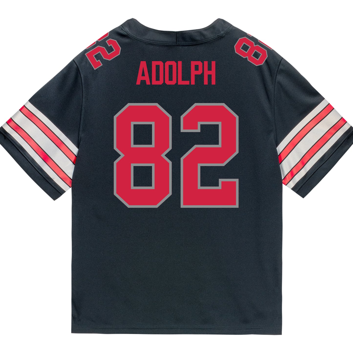 Ohio State Buckeyes Nike #82 David Adolph Student Athlete Black Football Jersey
