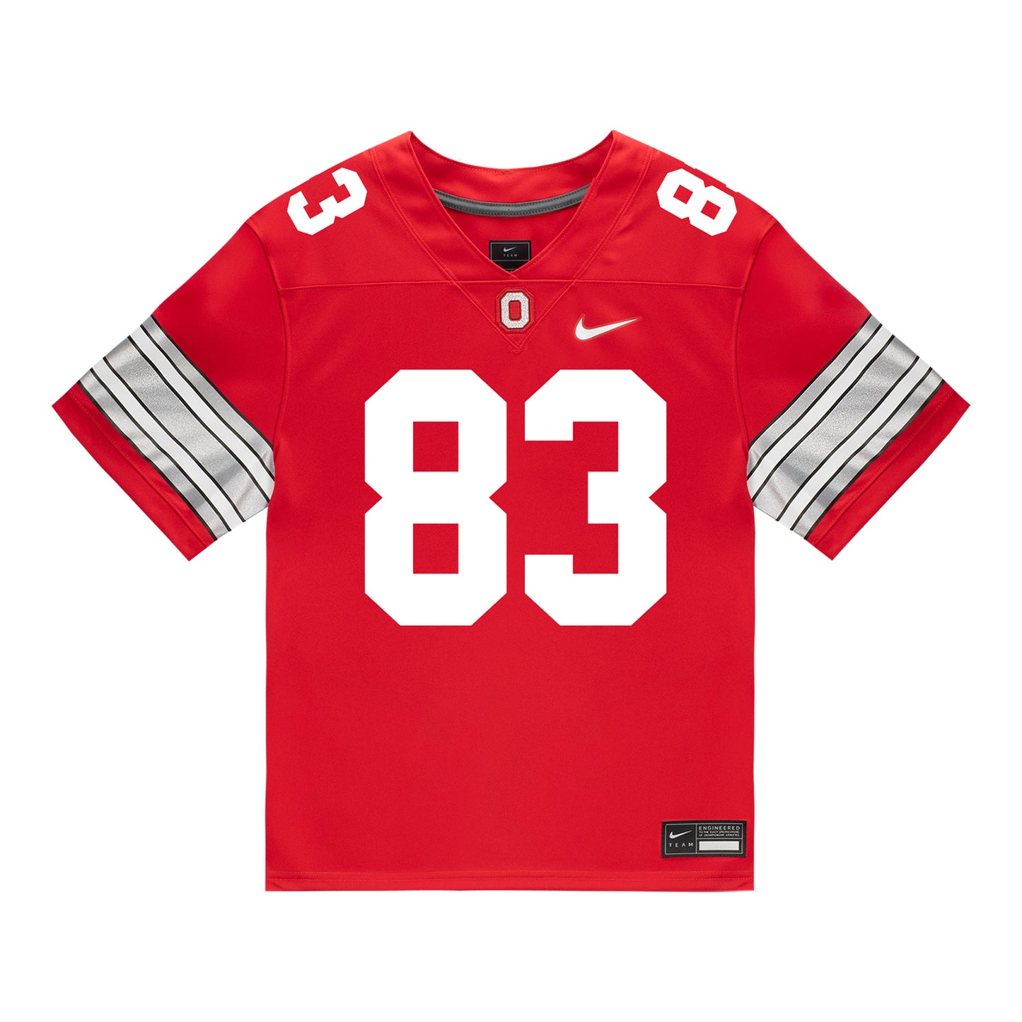 Ohio State Buckeyes Nike #83 Nate Roberts Student Athlete Scarlet Football Jersey