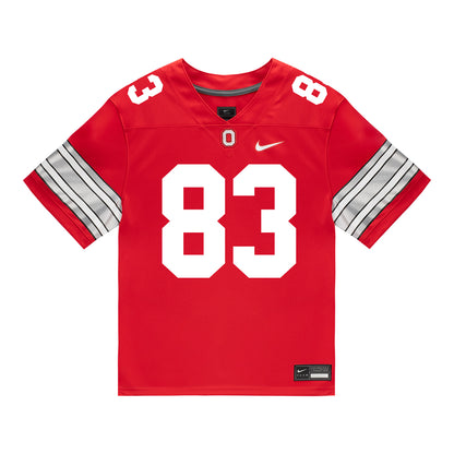Ohio State Buckeyes Nike #83 Nate Roberts Student Athlete Scarlet Football Jersey
