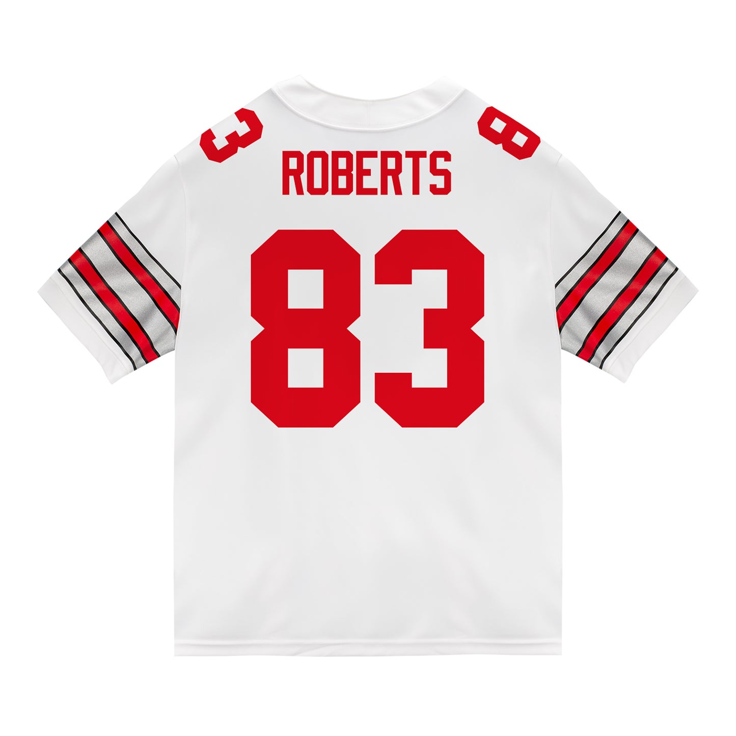 Ohio State Buckeyes Nike #83 Nate Roberts Student Athlete White Football Jersey