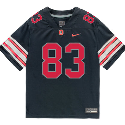 Ohio State Buckeyes Nike #83 Nate Roberts Student Athlete Black Football Jersey