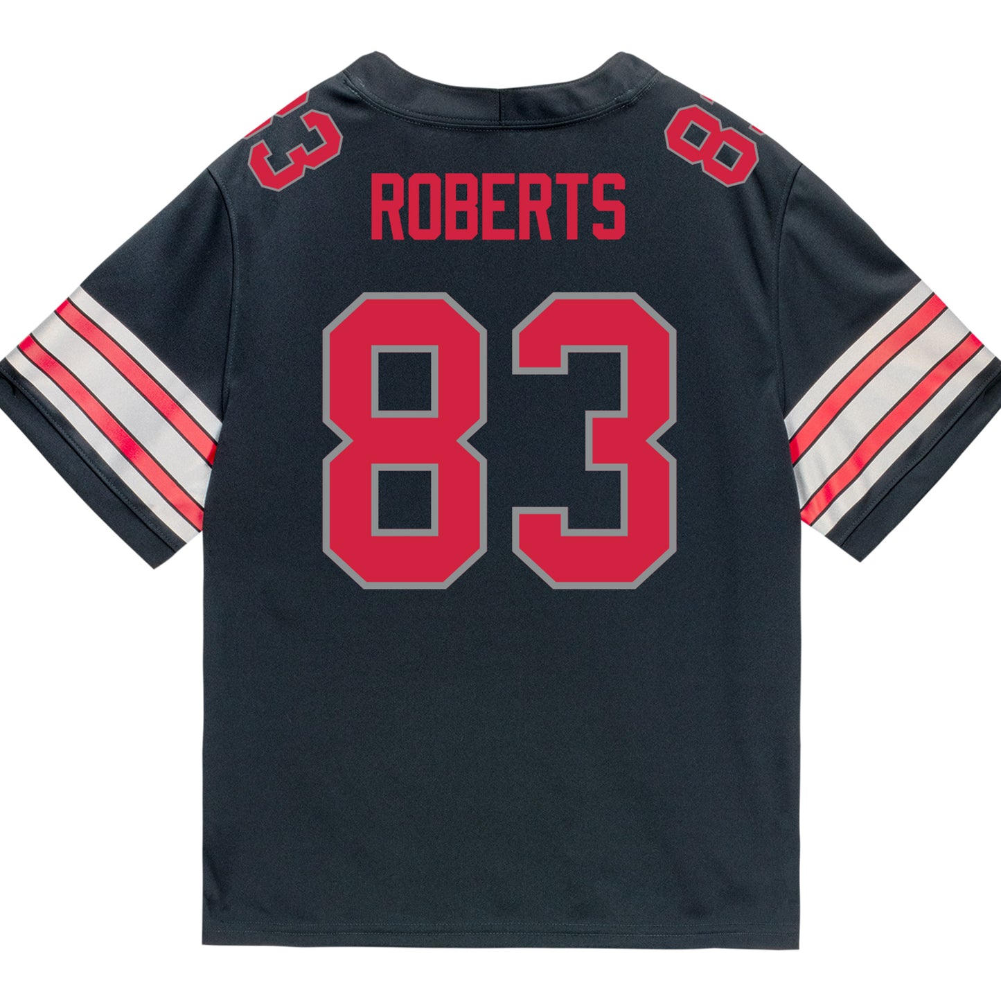 Ohio State Buckeyes Nike #83 Nate Roberts Student Athlete Black Football Jersey