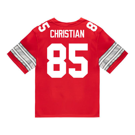 Ohio State Buckeyes Nike #85 Bennett Christian Student Athlete Scarlet Football Jersey