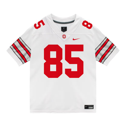 Ohio State Buckeyes Nike #85 Bennett Christian Student Athlete White Football Jersey