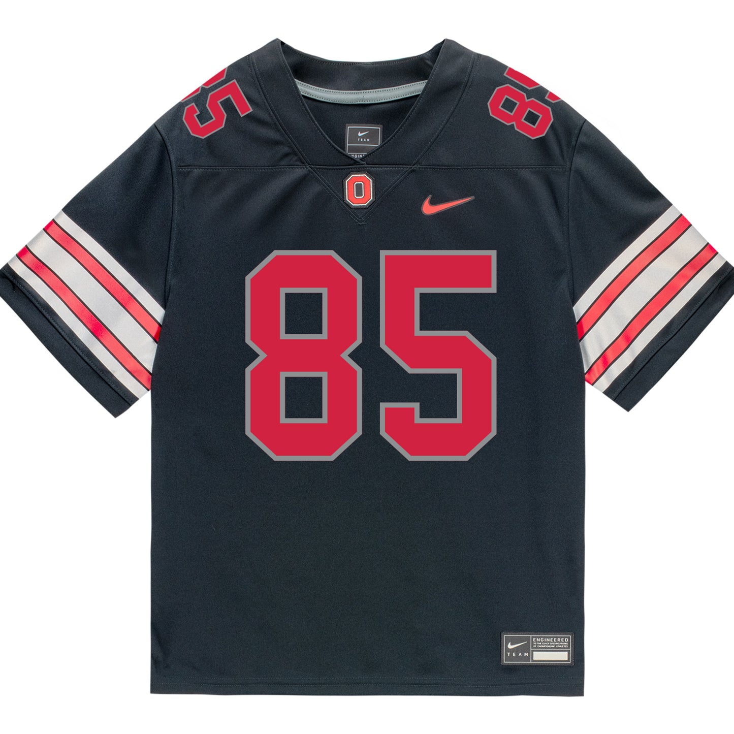 Ohio State Buckeyes Nike #85 Bennett Christian Student Athlete Black Football Jersey