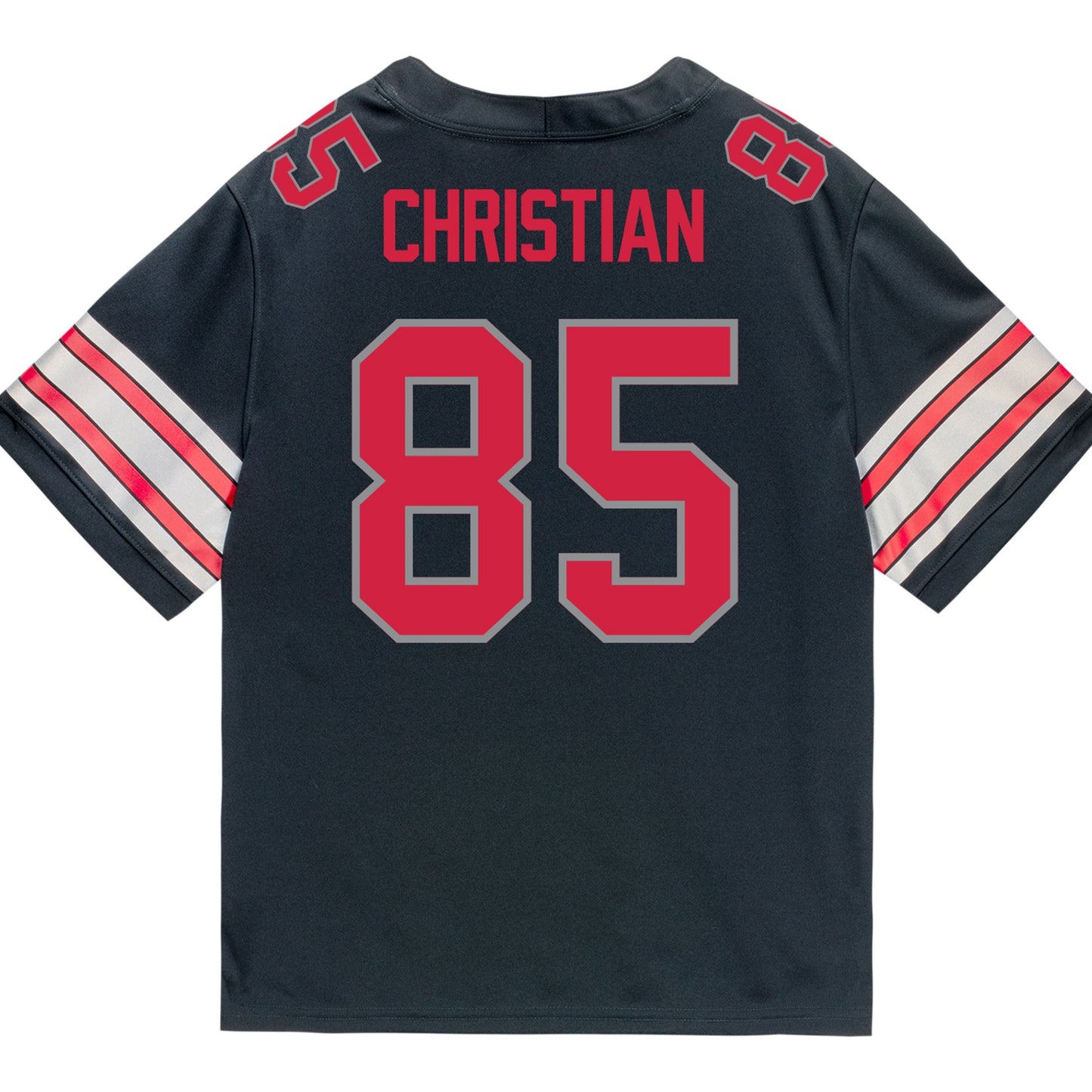 Ohio State Buckeyes Nike #85 Bennett Christian Student Athlete Black Football Jersey