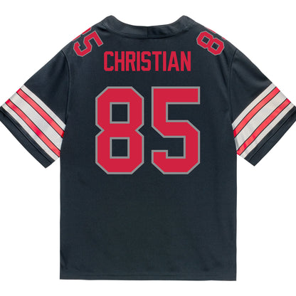 Ohio State Buckeyes Nike #85 Bennett Christian Student Athlete Black Football Jersey