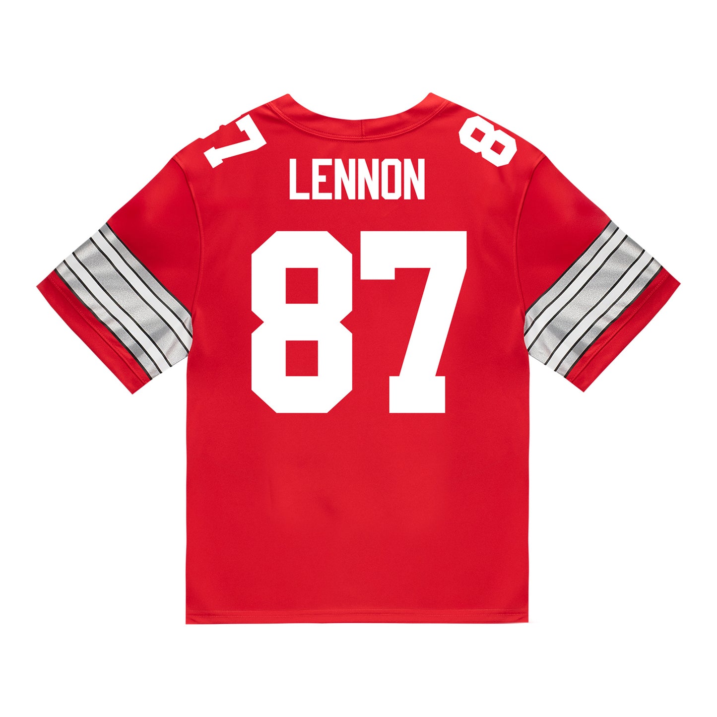 Ohio State Buckeyes Nike #87 Brody Lennon Student Athlete Scarlet Football Jersey