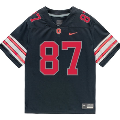 Ohio State Buckeyes Nike #87 Brody Lennon Student Athlete Black Football Jersey