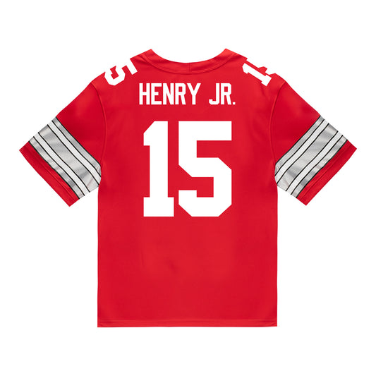 Ohio State Buckeyes Nike #15 Chris Henry Jr. Student Athlete Scarlet Football Jersey