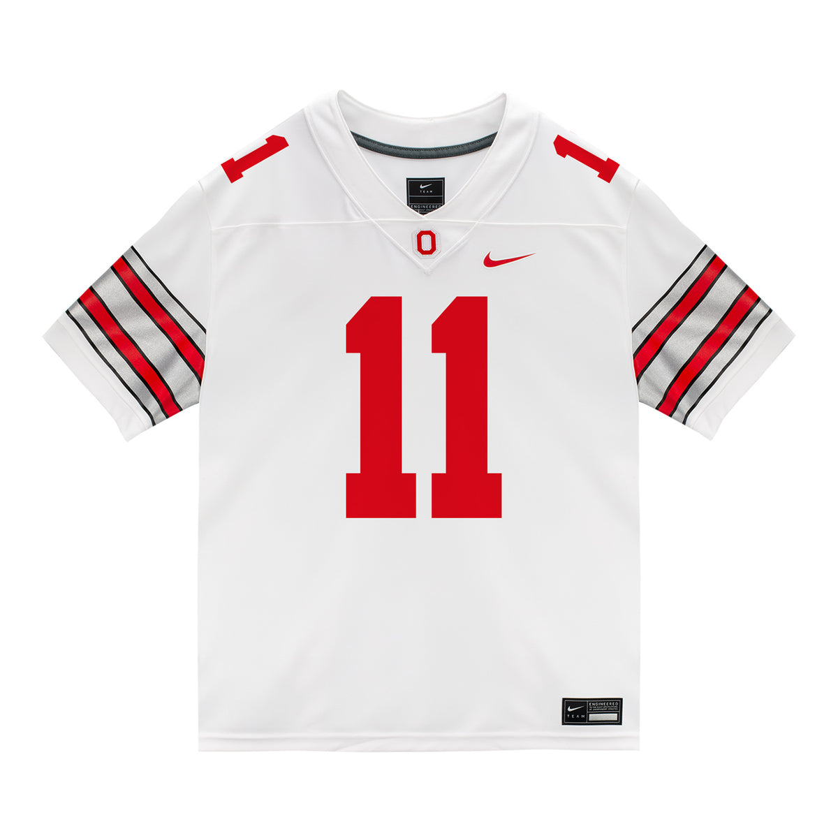 Ohio State Buckeyes Nike #11 Brock Boyd Student Athlete White Football Jersey