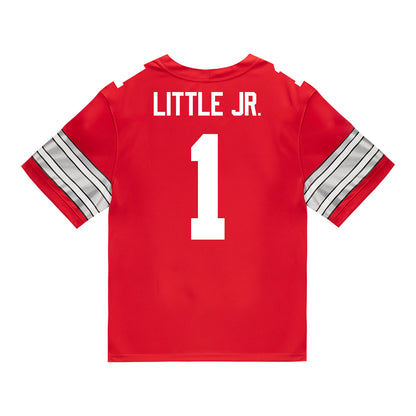 Ohio State Buckeyes Nike #1 Earl Little Jr. Student Athlete Scarlet Football Jersey
