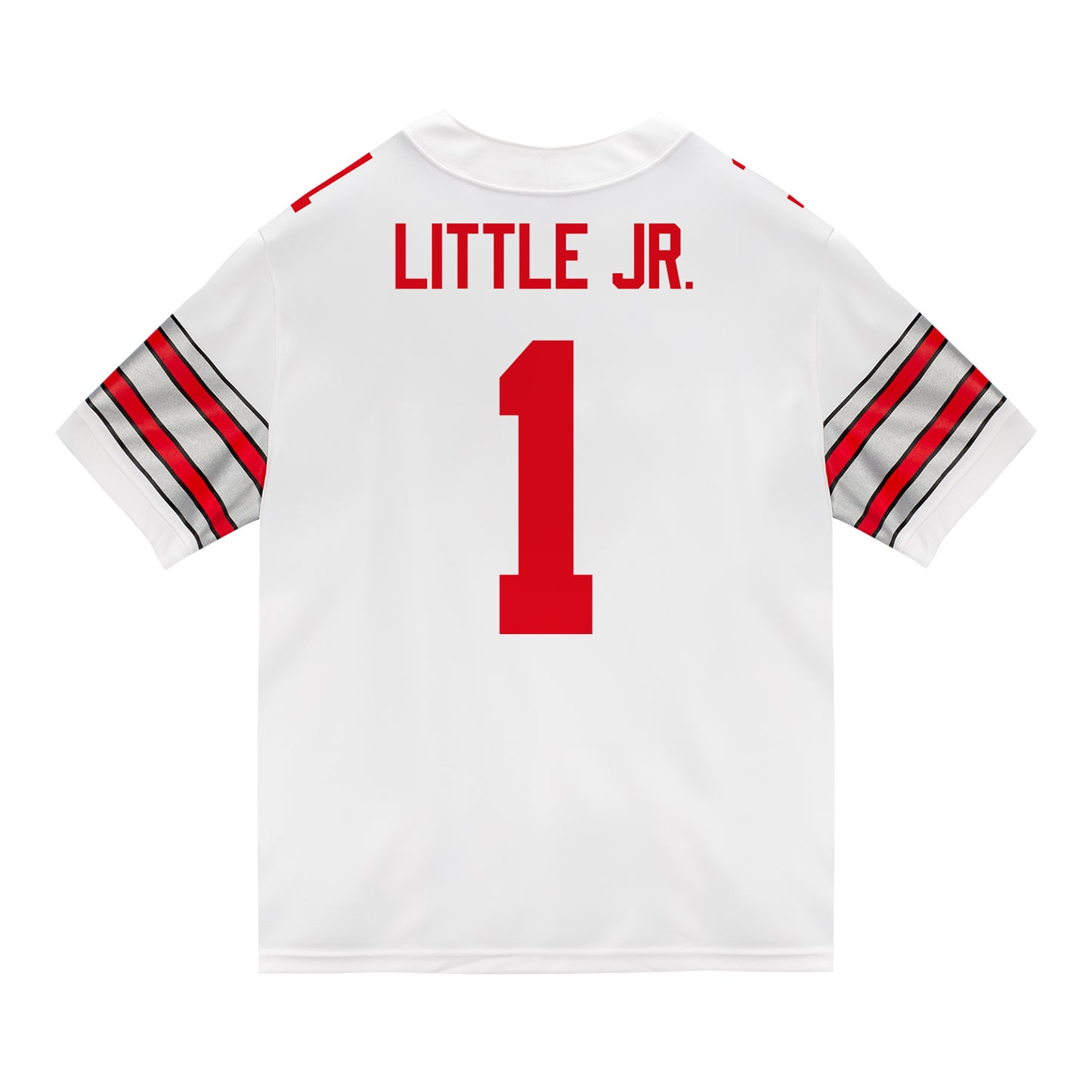 Ohio State Buckeyes Nike #1 Earl Little Jr. Student Athlete White Football Jersey