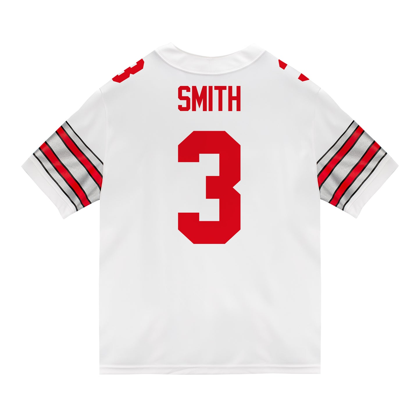 Ohio State Buckeyes Nike #3 James Smith Student Athlete White Football Jersey