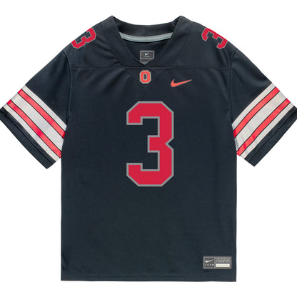 Ohio State Buckeyes Nike #3 James Smith Student Athlete Black Football Jersey
