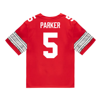 Ohio State Buckeyes Nike #5 Kyle Parker Student Athlete Scarlet Football Jersey
